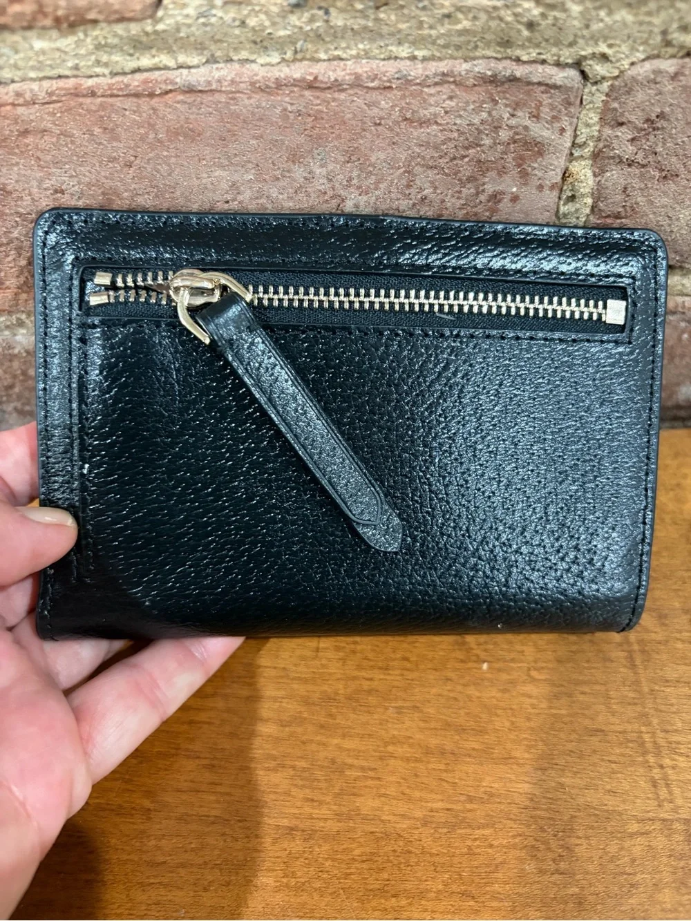 Authentic Kate Spade Black and Pink Wallet.